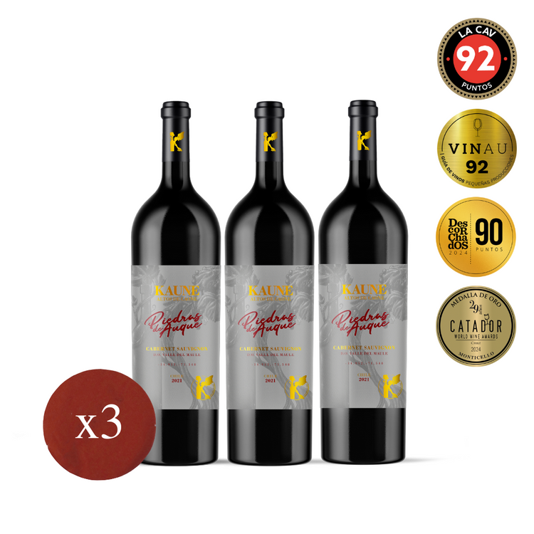 Piedras de Auque 2021 - Caja 3 Vinos Premiados