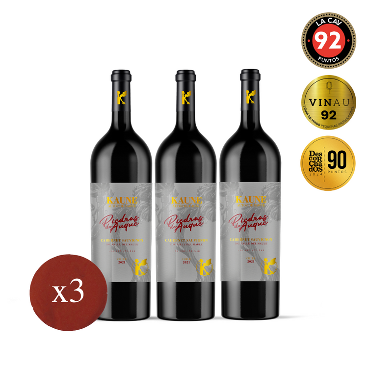 Pack 3 Unidades Cabernet Sauvignon Piedras de Auque 2021